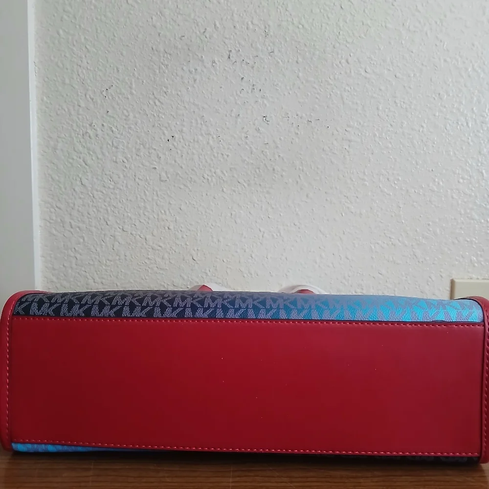 Nwt Michael kors Mirella Medium Ombré Signature Logo Tote Bag - Picture 5 of 8